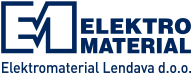 Logo: ELEKTROMATERIAL LENDAVA