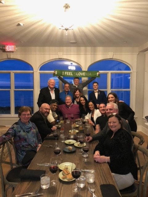 Image: Satisfied guests at the winery